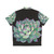Succulent Plant Hawaiian Shirt with Tropical Botanical Print - Back