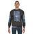 Blue ballerina sweatshirt for dancers and ballet enthusiasts - men