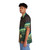 Cosmic Love Hawaiian Shirt featuring a vintage collage style design with space elements - People Left