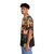 Stylish Hawaiian Shirt with Music and Pop Motifs - People Left