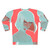 Blood orange sweatshirt with a vibrant portrait design - Back