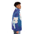 Meme cat puffer jacket with galaxy print design - men side right