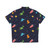 Dinosaurs in Space Hawaiian Shirt with Cosmic Pattern - Back
