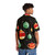 Cosmic Christmas Joy Hawaiian Shirt with planets, stars, and vintage-inspired design - People Back
