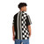 Stylish black and white ska inspired Hawaiian shirt - People Back