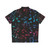 Colorful music notes pattern hawaiian shirt - Back