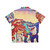 Colorful Hawaiian shirt with cartoon street sharks print - Back