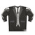 Black suit tie and vest sweatshirt for formal events and weddings - Back