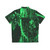 Matrix-inspired Hawaiian shirt with digital code and futuristic design - Back