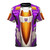 Transformers-inspired Skywarp mecha t-shirt with robots, jets, and Decepticons