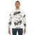 Anthropomorphic dog wearing a "Good Boy" graphic sweatshirt - men