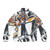 Mazinger Z Anime Puffer Jacket with iconic robot design