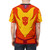 Transformers Hot Rod Flames T-Shirt featuring a retro-inspired design - men back