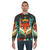 Fox head design hooded sweatshirt - men
