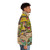 Maximum Overdrive puffer jacket featuring the iconic movie logo and imagery - men side right