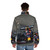 Max Verstappen F1 Puffer Jacket with Retro Racing Design - men back
