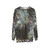 Black and Multicolor Sequins Faux Sweatshirt - hanging