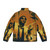 Max Roach Puffer Jacket featuring portrait of legendary jazz drummer - Back