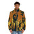 Max Roach Puffer Jacket featuring portrait of legendary jazz drummer - men front