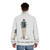 Matthew Perry as Chandler Bing wearing a puffer jacket - men back