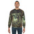 Jurassic dinosaur "Bite Me" sweatshirt with fossil and bone design - men