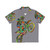 Motocross Hawaiian Shirt with Colorful Tropical Flower Design