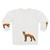 Forest Fox Sweatshirt featuring a double exposure design - Back