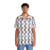 DNA inspired Hawaiian shirt with piano keys and double helix pattern - People Front