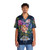 Moth flowers bouquet Hawaiian shirt with nature inspired floral pattern - People Front