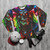 Biker Pirate Skull Sweatshirt - flat lay