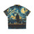 Starry Night Sherlock Holmes Hawaiian Shirt - Back