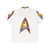 Starfleet Hawaiian Shirt featuring a galaxy-inspired design