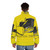 Killdozer puffer jacket with "Tread on Them" graphic - men back