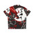 Spawn comic book character Hawaiian shirt with vibrant red and black patterns - Back