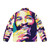 Marvin Gaye Colorful Pop Art Puffer Jacket - Back
