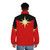 Marvellous Star Puffer Jacket featuring a cosmic, sci-fi inspired design. - men back