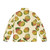 Marvellous mangoes puffer jacket with vibrant watercolor print - Back