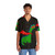 Dinosaur Superhero Hawaiian Shirt with Bold Graphics and Vibrant Colors - People Front