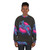 Floating Dream Sweatshirt featuring an astronaut floating in space amidst a colorful nebula - women