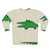 Vintage cartoon alligator sweatshirt with "Big Challenges" design - Back
