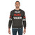 Flat Mars Society Sweatshirt with Funny Parody Space Exploration Design - men