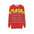 Iconic Flash Gordon Sweatshirt with Retro Sci-Fi Design - hanging