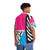 Colorful retro memphis abstract pattern hawaiian shirt - People Back