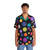 Colorful polka dot Hawaiian shirt on a dark background - People Front