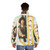 Martika 80s pop icon puffer jacket in a retro, vintage style - men back