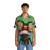 Colorful hipster frog nerd glasses Hawaiian shirt - People Front