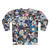 Takashi Murakami Inspired Floral Abstract Sweatshirt - Back
