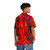 Mardi Gras Hawaiian Shirt with Colorful Abstract Patterns - People Back