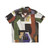 Colorful futurism inspired Hawaiian shirt featuring abstract art by Gino Severini