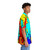 Colorful Hawaiian shirt featuring drumming and percussion motifs - People Pight